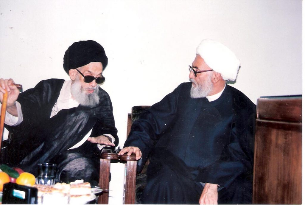 Ayatollah Muḥammad Wāʻiz Zādah Khorāsānī in Picture Ijtihad Network