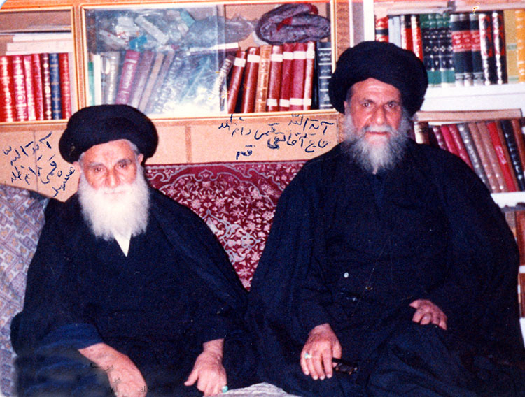 Ayatollah Qomi and his Brother Ayatollah Hassan Qomi 
