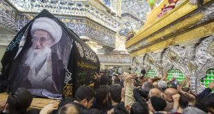 In Pictures: Funeral Ceremony of Late Ayatollah Saafi Golpayegani in Karbala