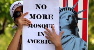 "no-more-mosques" Islamophobic slogan