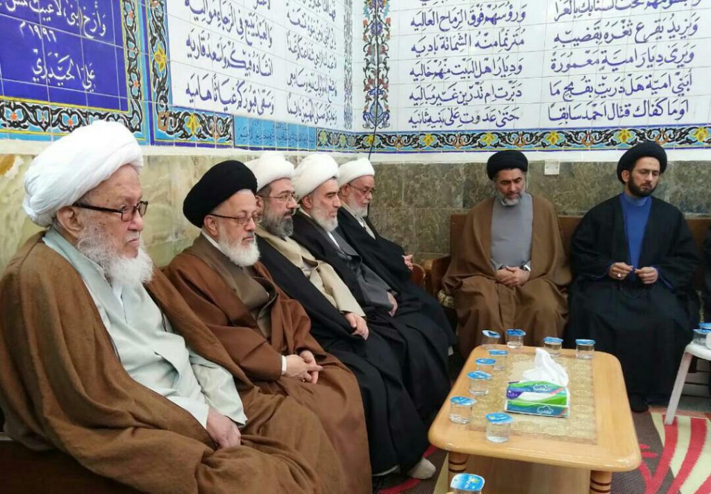 Iraqi Shia Scholars Pay Tribute to Late Aatollah Hashemi Shahroudi