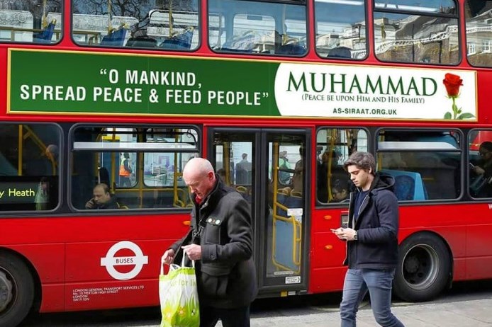 UK Muslims Spread Universal Message of Peace with Bus Campaign ...